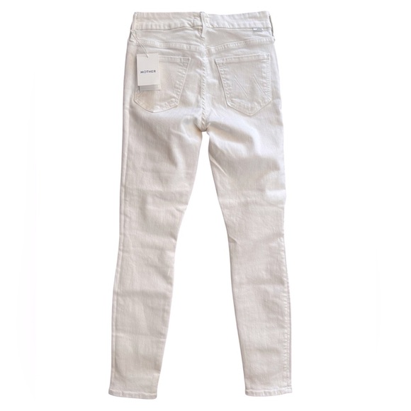 New With Tags Mother The Looker Ankle Jean Size 25 in cream puff 27.5” inseam - Picture 3 of 7